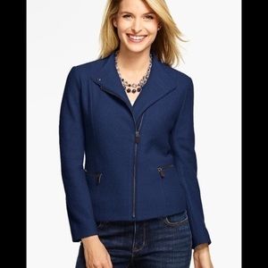 TALBOTS | Boiled Wool Moto Jacket